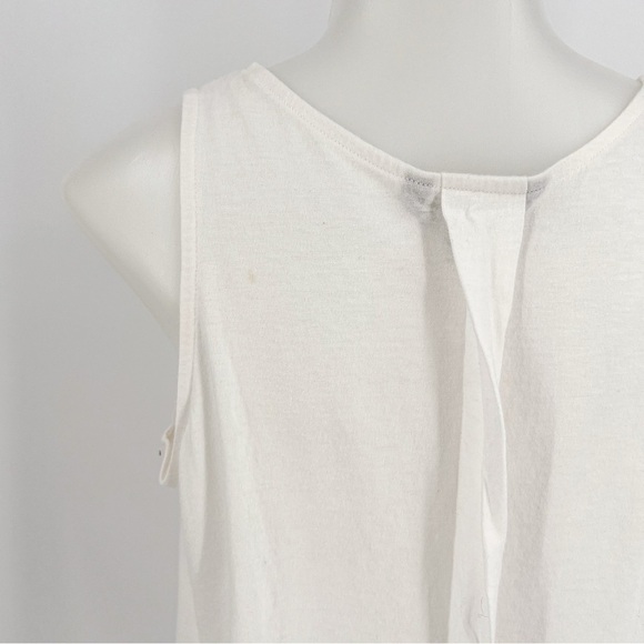 Banana Republic two fabric white tank - Picture 4 of 4